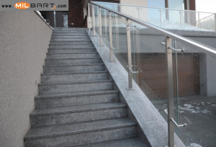 schody - granit Cristal White schody - granit Cristal White